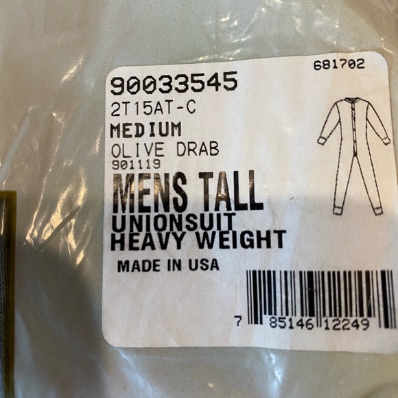 Cabela's Other Vtg Cabelas Thermastat Underwear Union Suit Olive M
